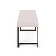 preview thumbnail 11 of 9, Roomfitters Upholstered Button Tufted Bench with Metal Frame, Entryway or Bedroom Accent Seat
