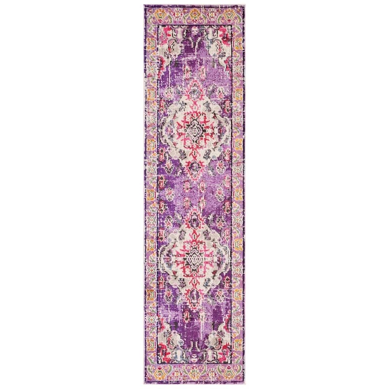 SAFAVIEH Monaco Oceane Boho Medallion Distressed Area Rug