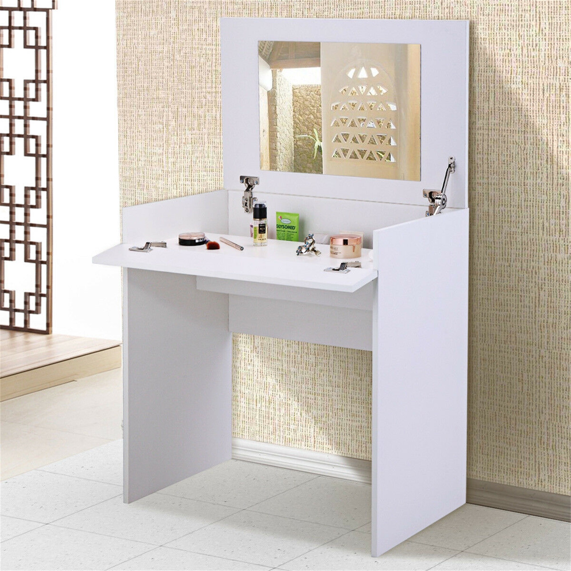 Shop Simple Dressing Table With Storage Function White Overstock 31289358