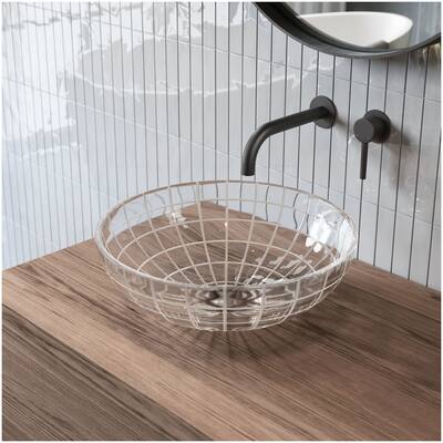 Swiss Madison SM-VS330 Virage 15-3/4" Circular Glass Vessel Bathroom