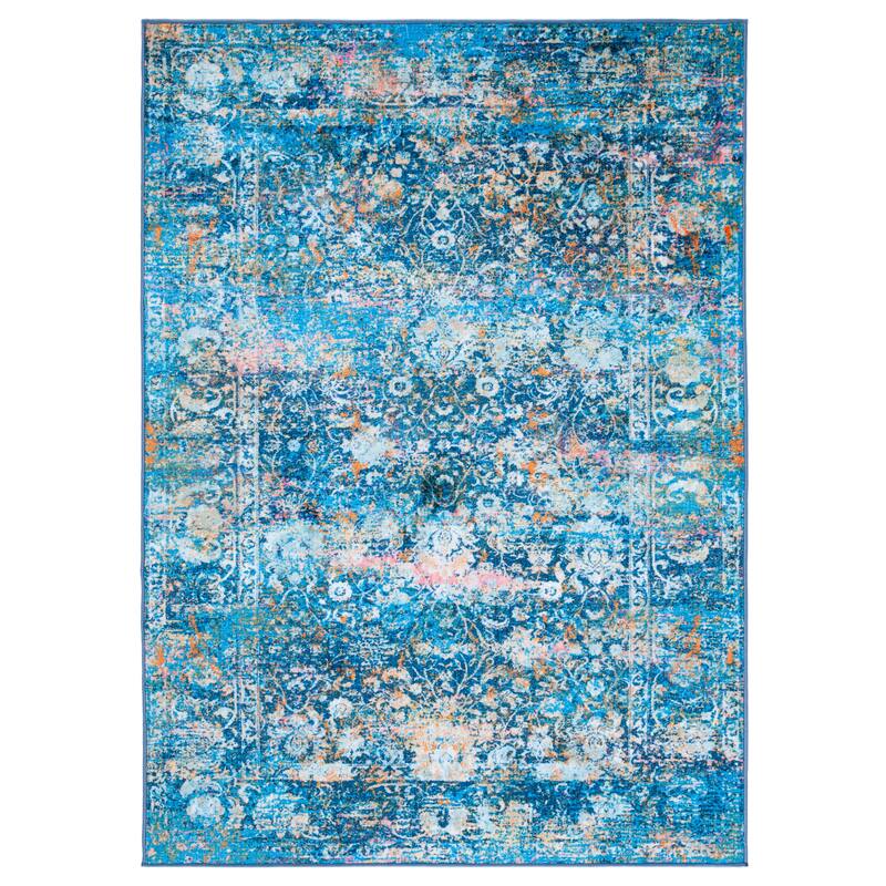 SAFAVIEH Bahia Mansueta Washable Slip Resistant Sybille Overdyed Rug