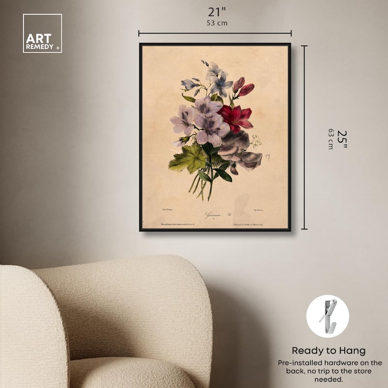 Elisa's Blooms Canvas by Art Remedy