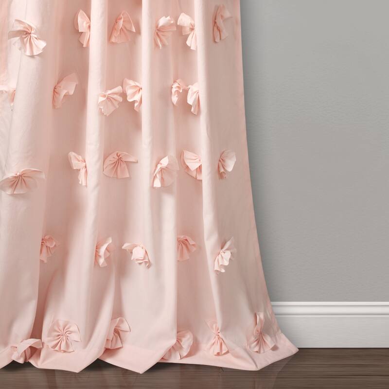 Silver Orchid Turpin Single Window Curtain Panel