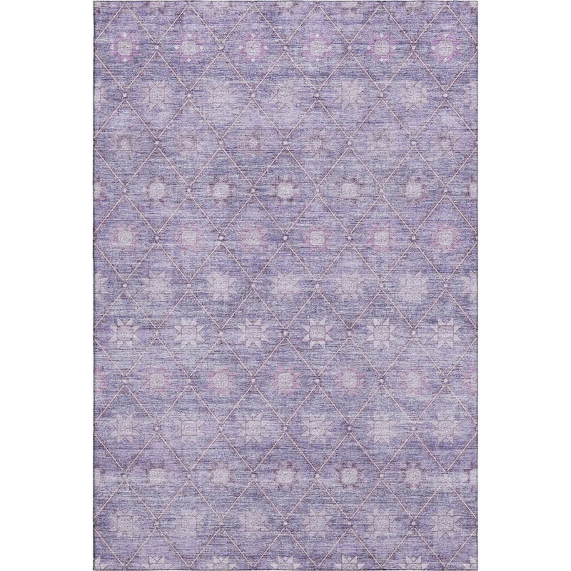 Premium Washable Super Soft Boho Trellis Mayfield Rug