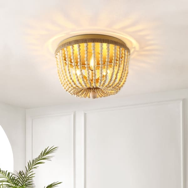 slide 2 of 7, SAFAVIEH Lighting Alodia Chandelier - 15" W x 15" D x 11" H