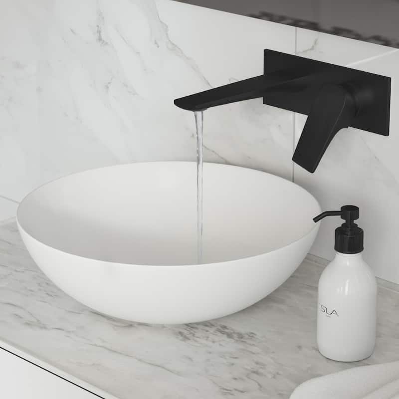Swiss Madison SM-BF23 Monaco 1.2 GPM Wall Mounted Single Hole Bathroom - Matte Black