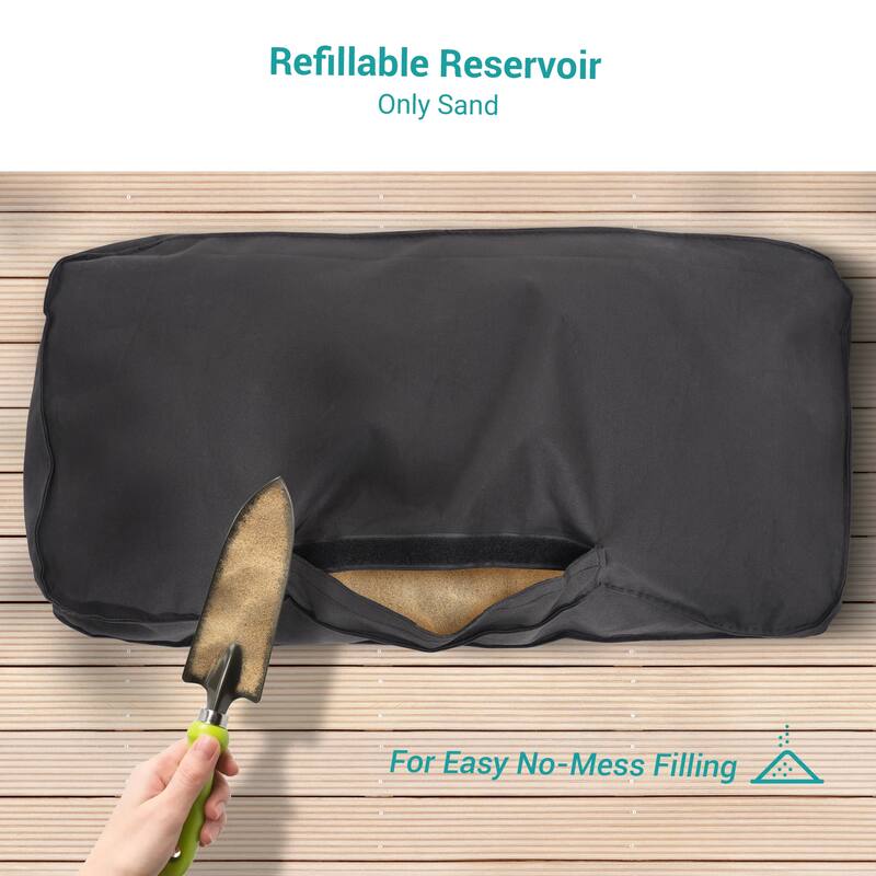 BONOSUKI 320LBs Heavy Duty Patio Market Umbrella Base