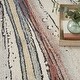 preview thumbnail 7 of 6, Nourison Motion Indoor only Cream / Ivory Abstract Area Rug - 5' 3" x 7'