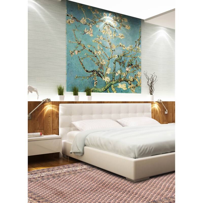 ECARPETGALLERY Hand-knotted Royal Mahal Pink Wool Rug - 5'1 x 7'3