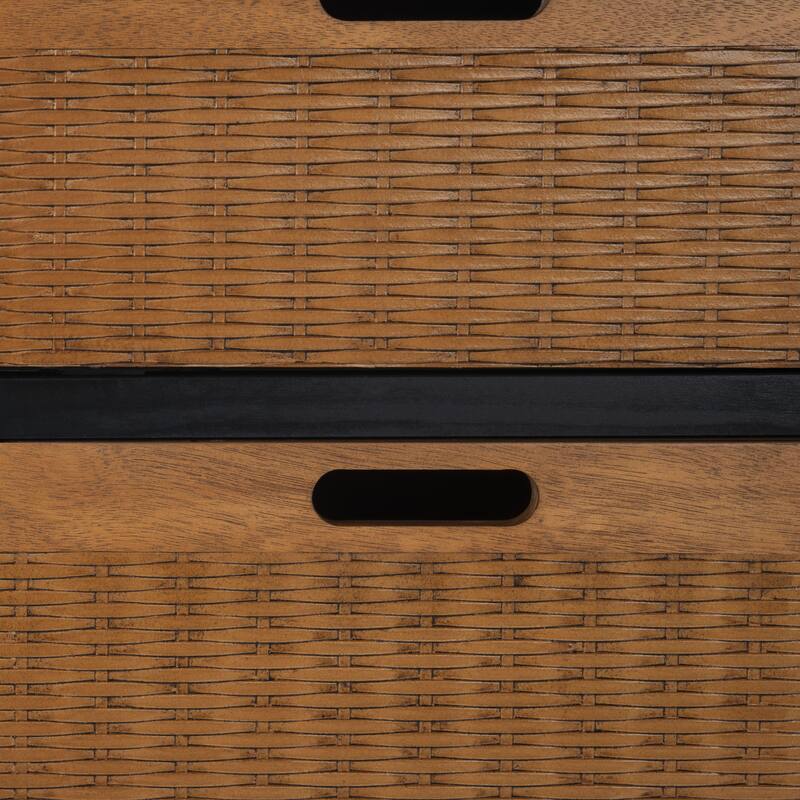 SAFAVIEH Landers Farmhouse 6-Drawer Storage Chest - 30" W x 12.5" L x 26" H