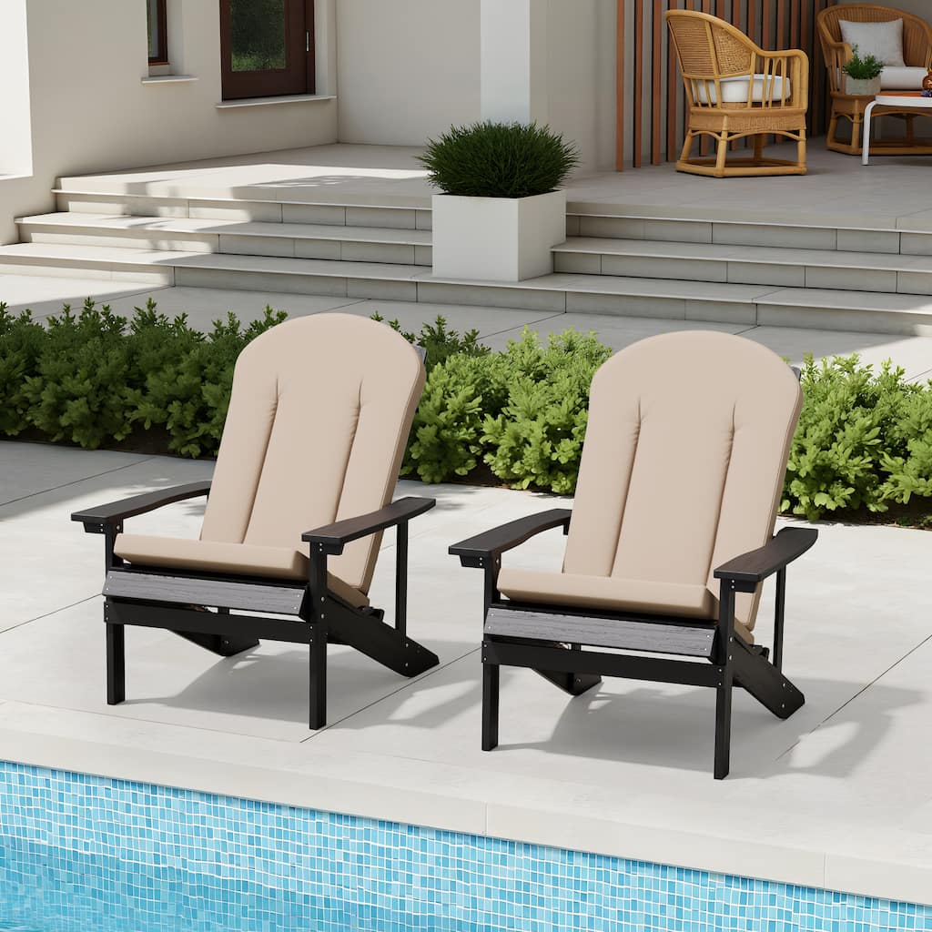 Pellebant Outdoor Adirondack Chairs Cushion High Back
