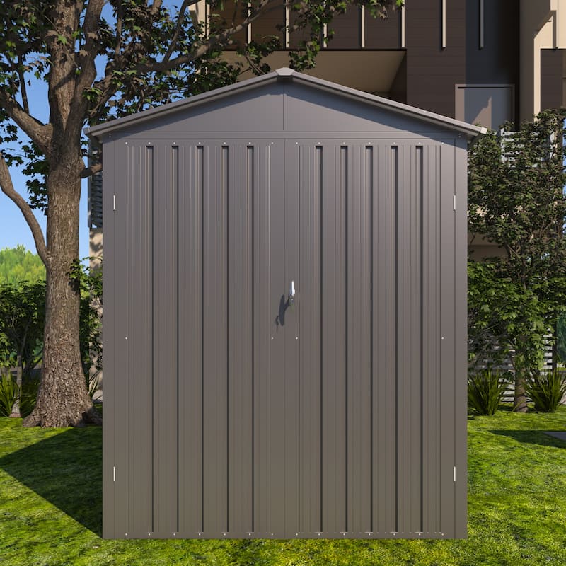 Outdoor Steel Storage Shed With Window ,Metal Garden Sheds