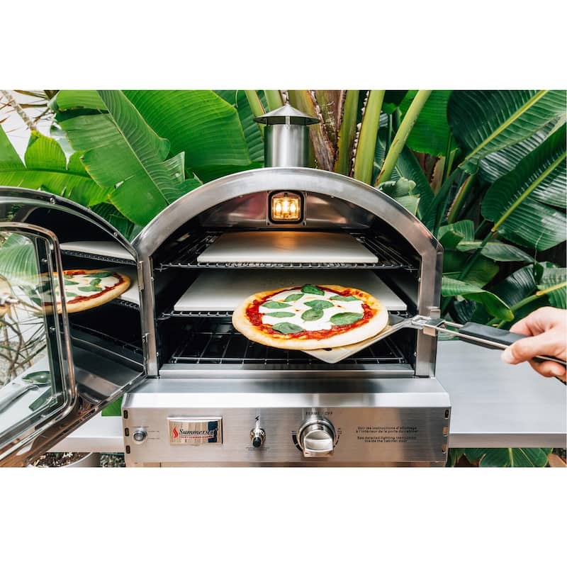 Summerset Built-In or Countertop Natural Gas Outdoor Pizza Oven
