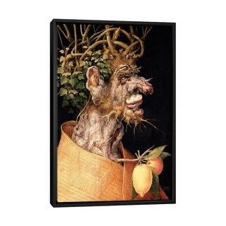 iCanvas "Winter, 1563" by Giuseppe Arcimboldo Framed - Bed Bath ...