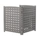 preview thumbnail 31 of 36, 3-Panel Outdoor Air Conditioner Fence Screen, Outside Wood Privacy Fence, 32" W x 38" H