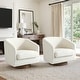 preview thumbnail 18 of 88, 31.1'' W Barrel Swivel Accent Chair (Set of 2)