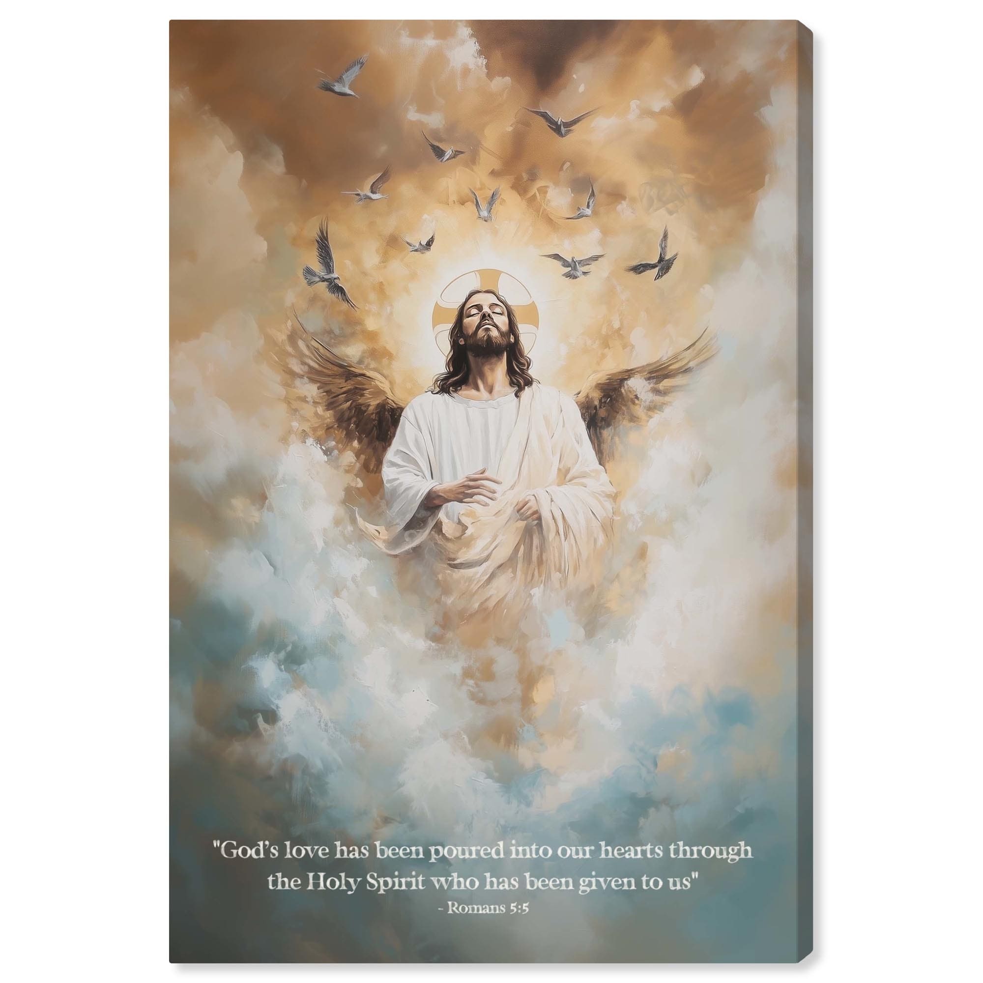 His Love Canvas by Art Remedy, Gallery Wrapped