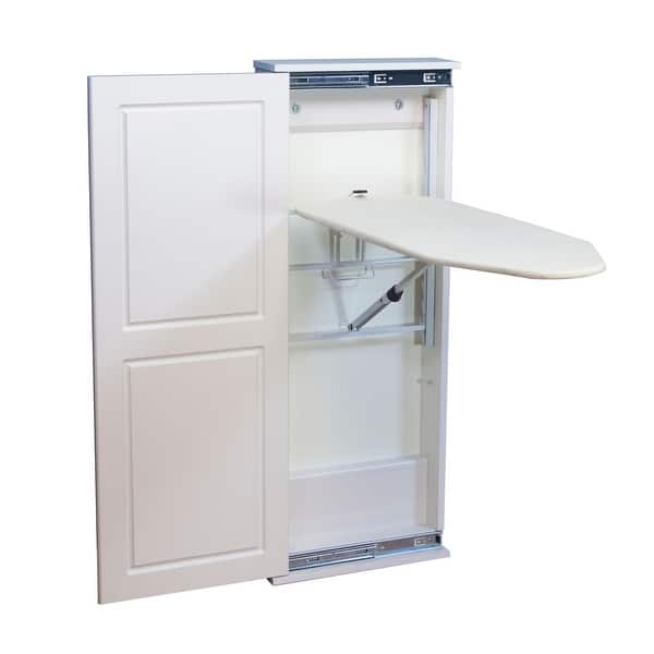 slide 2 of 14, Household Essentials Wall Ironing Board Cabinet - 18.5"L x 48.5"W x 5.4"H White