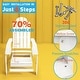 preview thumbnail 46 of 56, WINSOON All Weather HIPS Outdoor Folding Adirondack Chairs Outdoor Chairs Set of 4