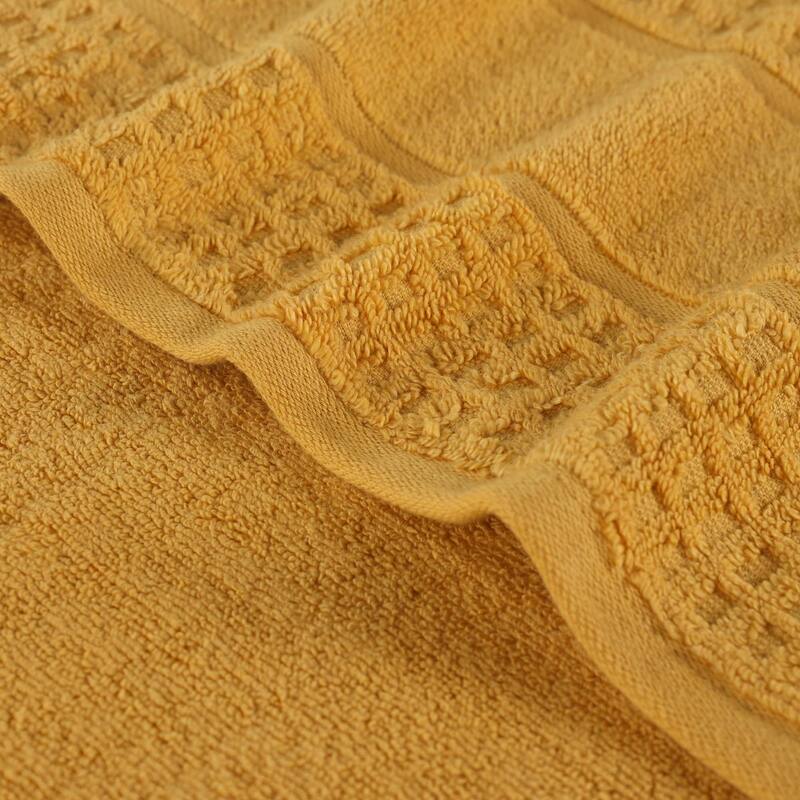 Superior Napa Zero Twist Cotton Soft Waffle Bath Towel Set of 3