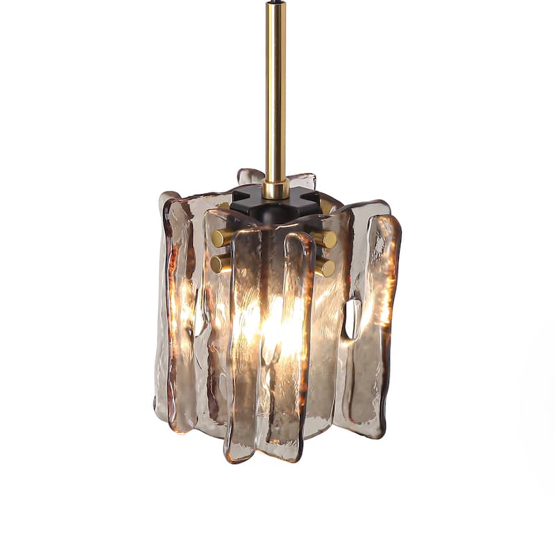 Modern 1-Light Pendant Lights Glass Island Light
