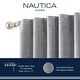 preview thumbnail 17 of 22, Nautica Robin Thermal Woven Room Darkening Back Tab Window Curtain Panel Pair