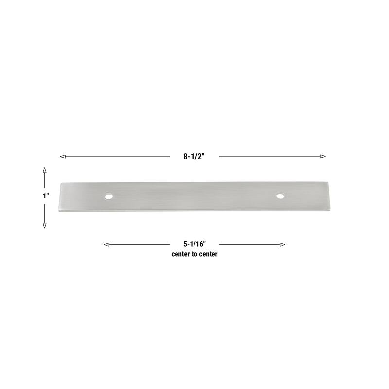 GlideRite 8-1/2 in. Squared Backplate 6-1/4 in. Center to Center, 8342-128