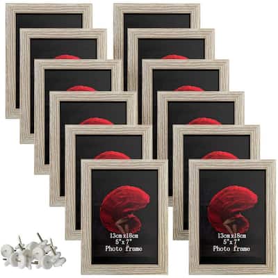 5x7 Picture Frames Set of 12