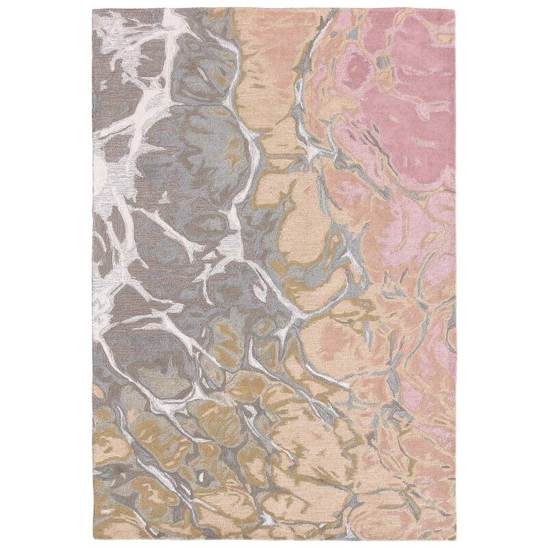 Liora Manne Corsica Handmade Abstract Water Art Indoor Wool Area Rug