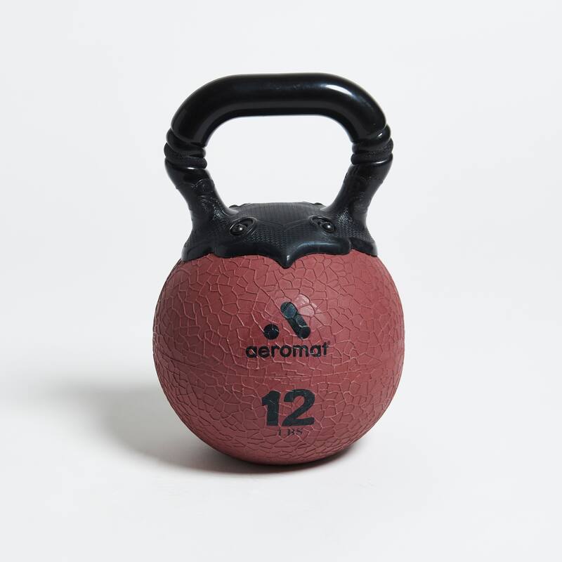 Aeromat Elite Kettlebell Medicine Ball - Red - 12 lbs.