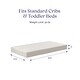 preview thumbnail 11 of 13, Signature Sleep Sweet Cuddles Supreme 5'' Crib and Toddler Bed Mattress with Removable Cover, White