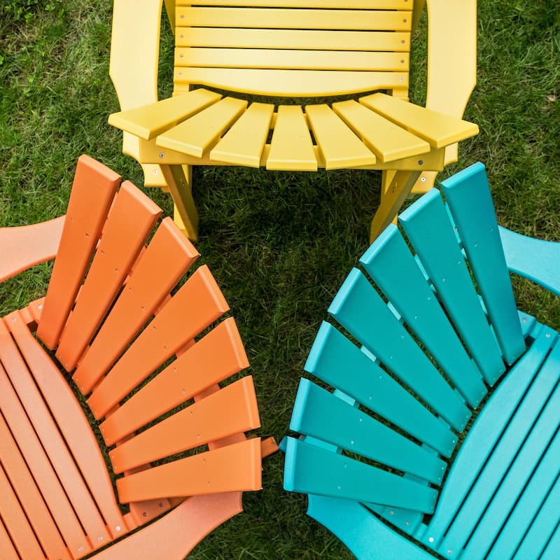 Poly Lumber Deluxe Adirondack Chair