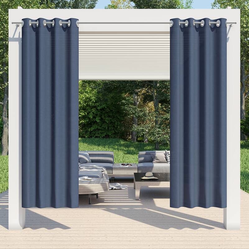 Corvus Gambia Sunbrella Outdoor Window Curtain (1 Panel)