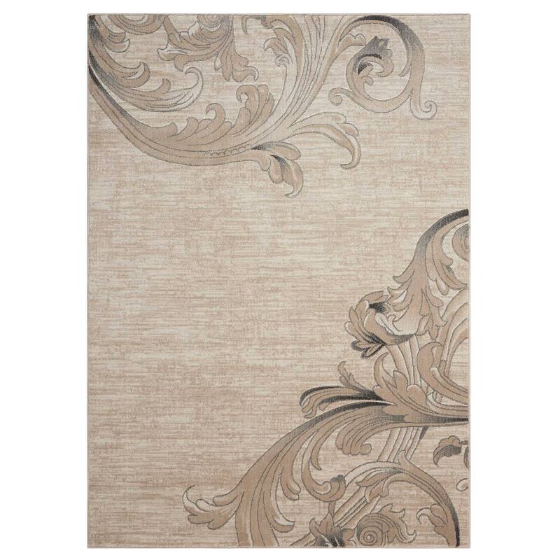 Nourison Maxell Abstract Ombre Damask Floral Botanical Area Rug