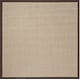 preview thumbnail 53 of 87, SAFAVIEH Natural Fiber Urbana Casual Border Sisal Rug 6' Square - Sage/Brown - Square