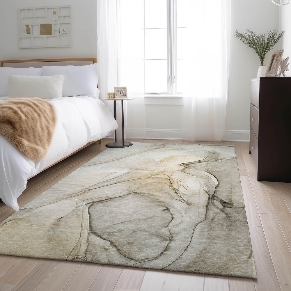 Premium Washable Super Soft Abstract Contemporary Mayfield Rug