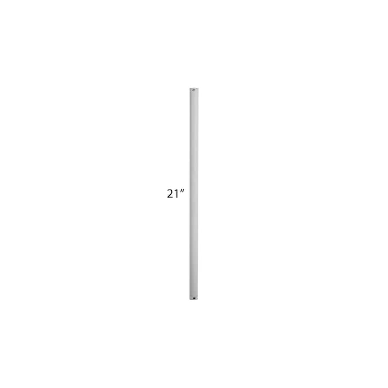 River of Goods 21 inch White Extension Downrod - .875" x .875" x 21"