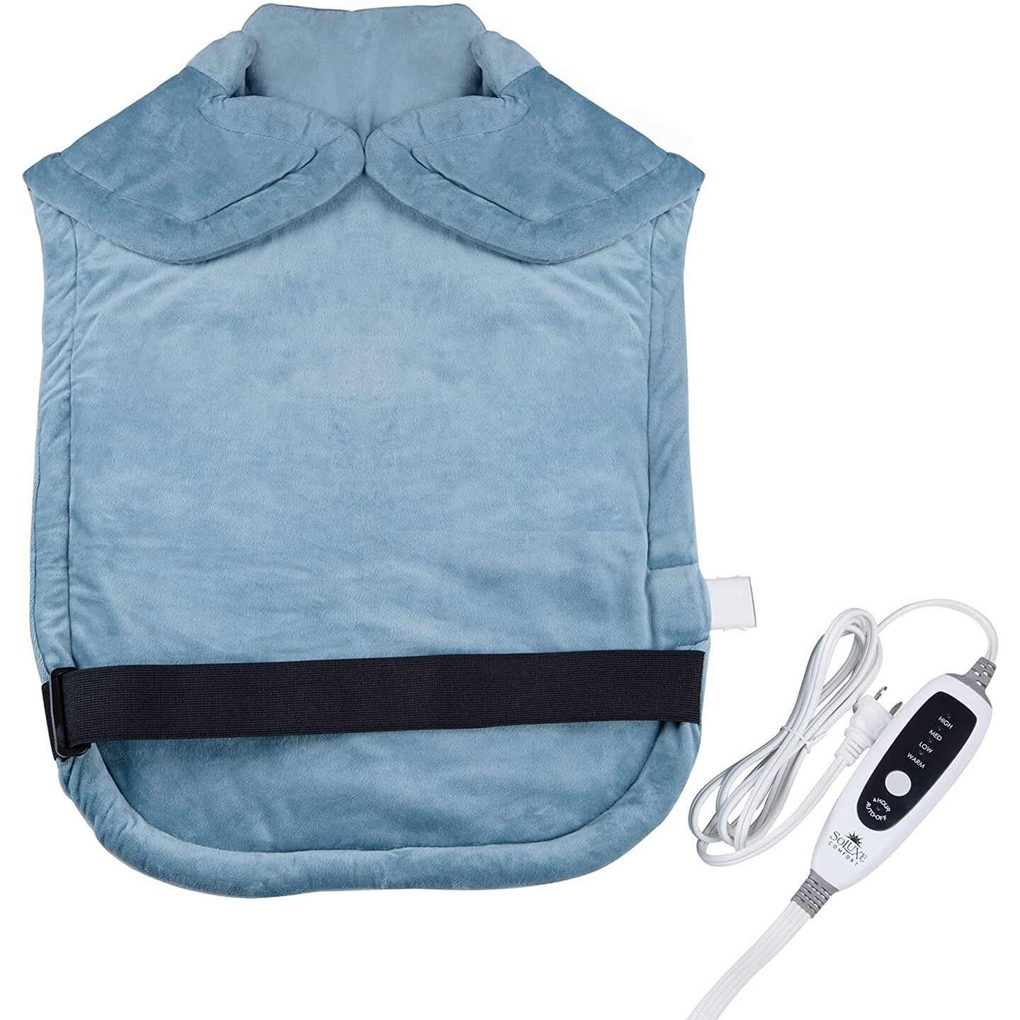 Soluxe Comfort Weighted Heating Pad for Neck and Back 4 Heat Settings with Auto Shut Off Digital Controller On Sale Bed Bath Beyond 35974392