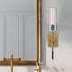 preview thumbnail 2 of 6, Uttermost Telesto 1 Light Brass Sconce - 22"H x 5"W x 7"D