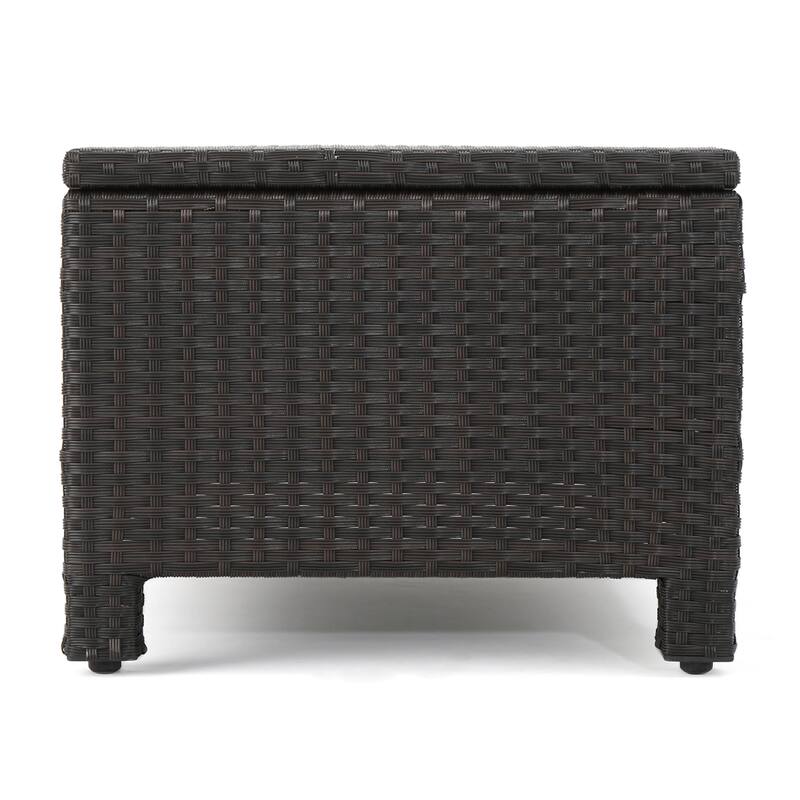Puerta Outdoor 10-piece Wicker Patio Set with Cushions by Christopher Knight Home