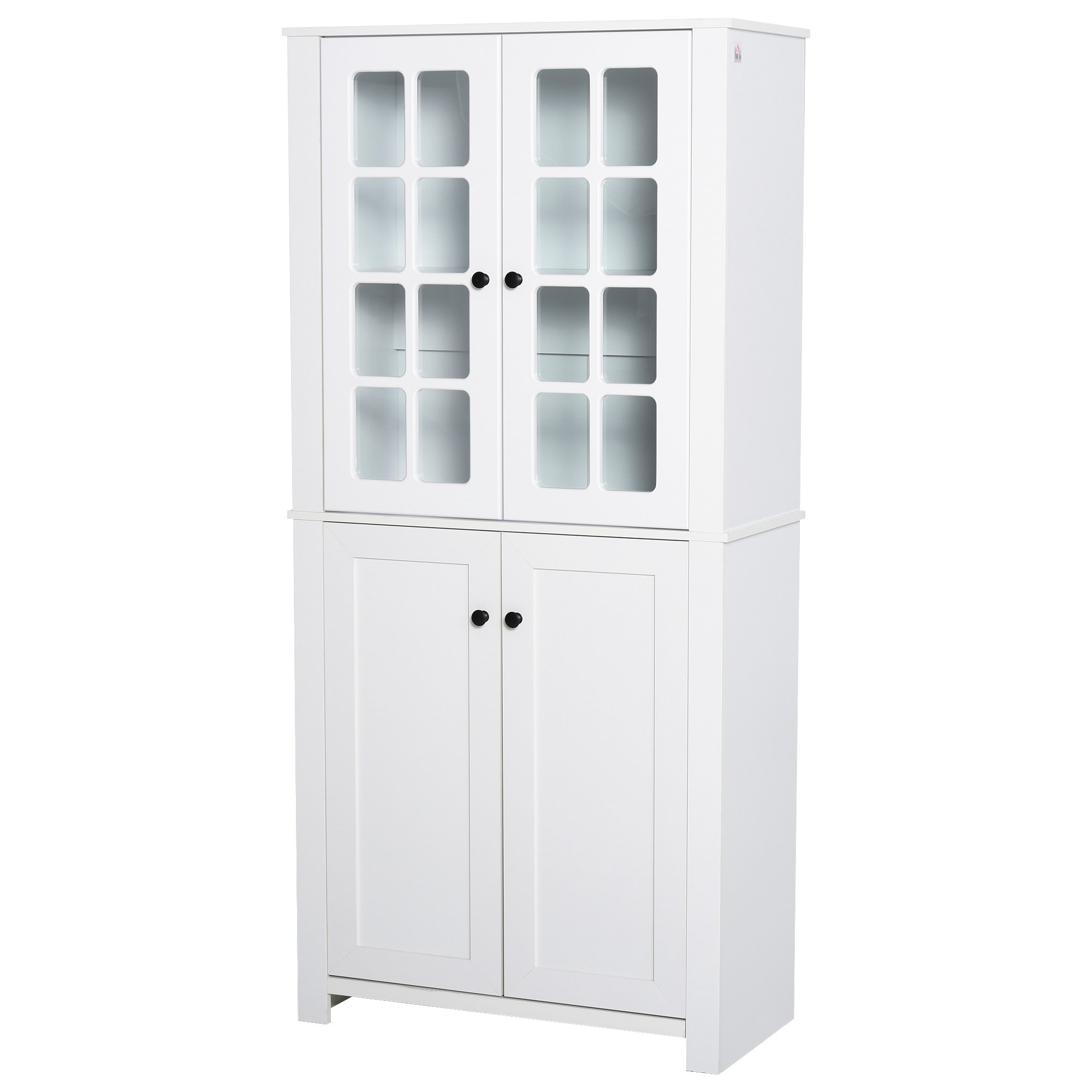 HOMCOM Freestanding Modern 4 Door Kitchen Pantry, Storage Cabinet Organizer  with 6-Tier Shelves, and 4 Adjustable Shelves - On Sale - Bed Bath & Beyond  - 36509504