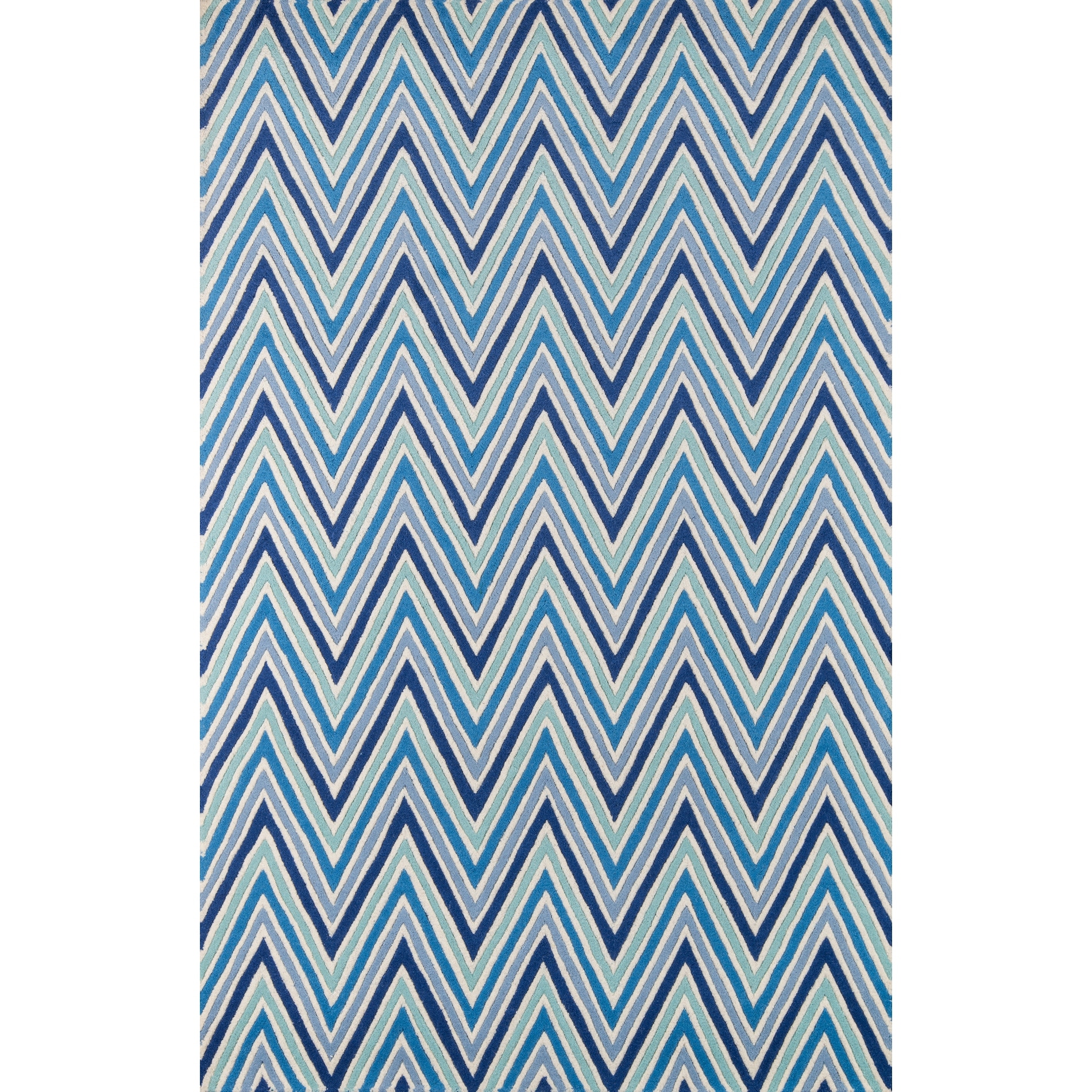Momeni Delhi Hand Tufted Wool Contemporary Striped Area Rug
