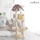 preview thumbnail 7 of 5, 70" Cat Tree with Hammock, Modern Multi-Level Cat Climbing Play Tower with Top Perch, Cat Activity Tree with Scratching Posts