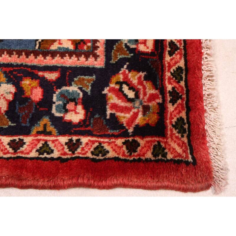 ECARPETGALLERY Hand-knotted Anadol Red Wool Rug - 3'7 x 4'11