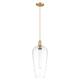 Option Champagne Bronze / Clear Deco Swirl Shade