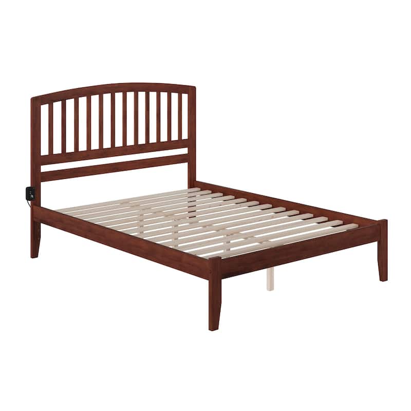 Richmond Queen Platform Bed in Walnut