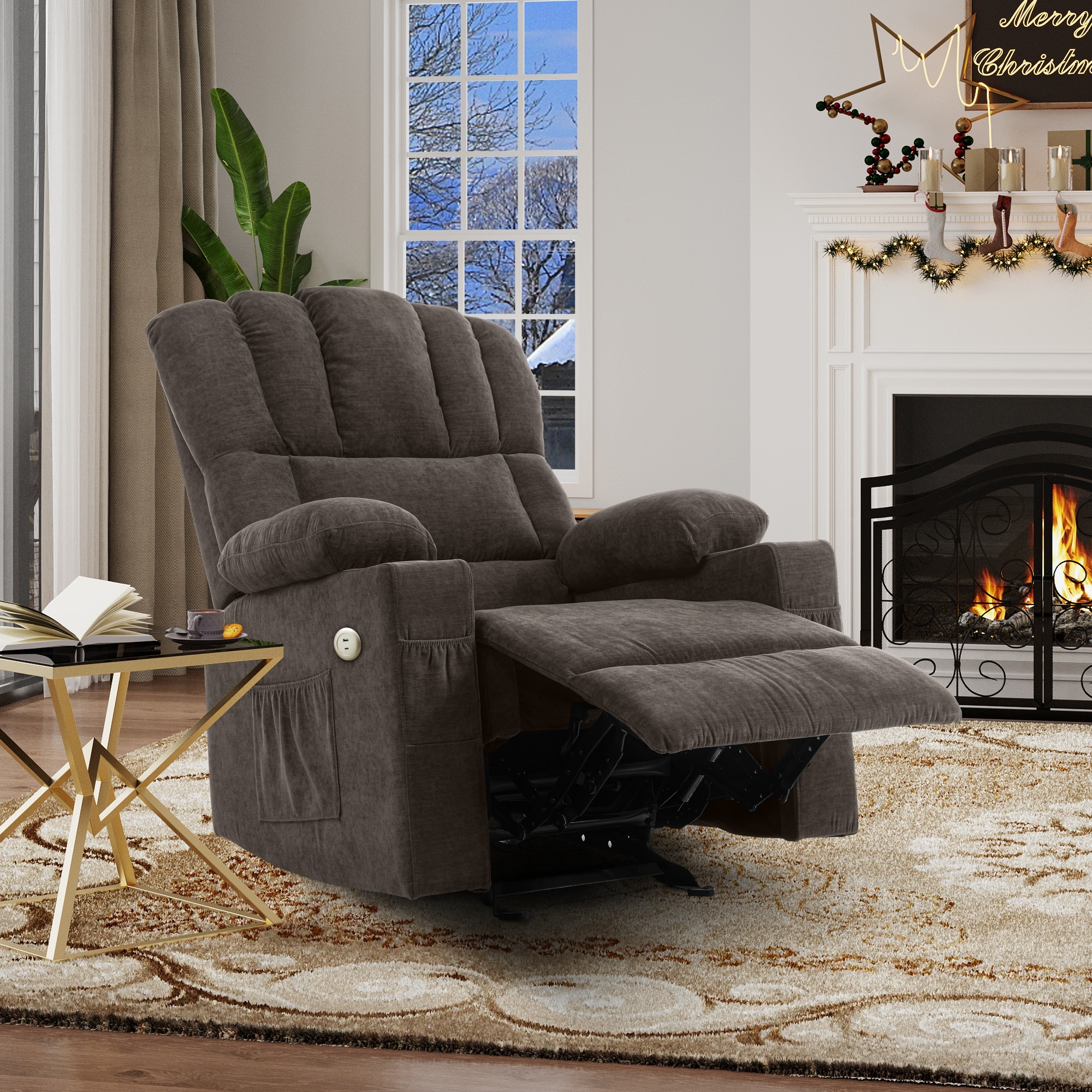 Grey Chenille Recliner Chairs - Bed Bath & Beyond