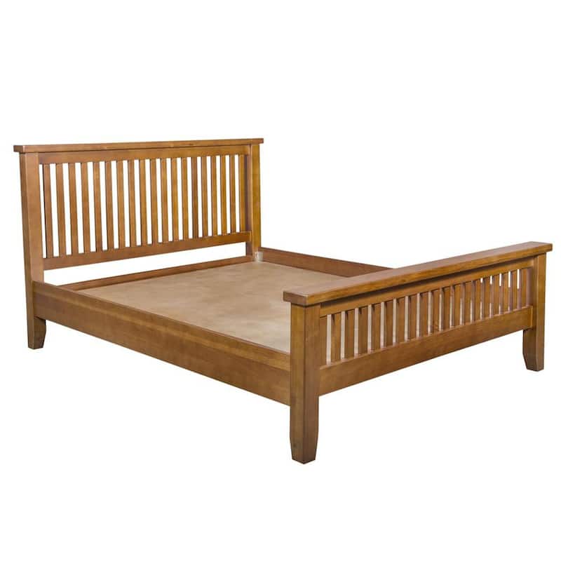 Mission Oak Slat Bed - Michael's Cherry