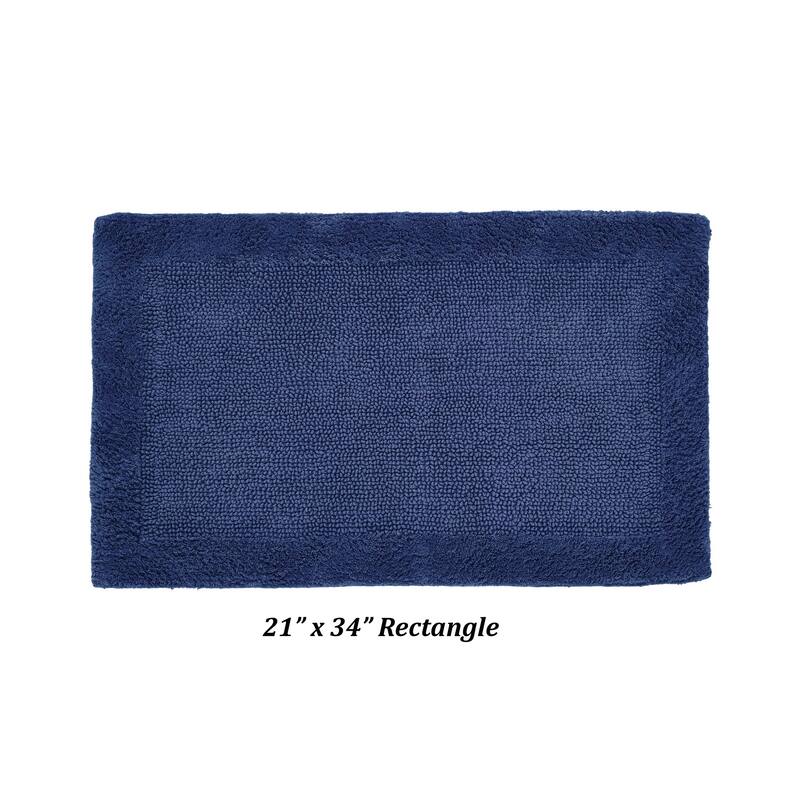 Better Trends Bath Rugs 100% Cotton Tufted Soft & Water Absorbent Bathroom Rug for Shower, Sink Bath Mats Edge Collection