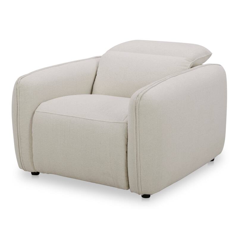 NADAAL STUDIOS Yarrow, Power Recliner Chair, Polyester Upholstery, High-Density Foam Cushions, Dusk Grey